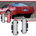 thumbnail image 3 of GTINTHEBOX 2x Clear White LED Rear Tailgate Reverse Backup Lights For 1984-1990 Corvette C4, 3 of 12
