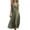 Army Green, variant on Ladies Sleeveless Asymmetrical Button Flowy A-Line Casual Dress with Side Pockets