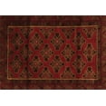 thumbnail image 1 of Ahgly Company Indoor Rectangle Southwestern Orange Country Area Rugs, 8' x 12', 1 of 1