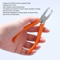 thumbnail image 4 of Flush Jaw Transverse End Cutter, High Frequency Quenching Non Slip Grip Versatile Transverse End Cutter  for Jewelry Making, 4 of 7