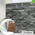 thumbnail image 5 of 50pcs/100pcs 3D Wood Grain Wall Tile Stickers – Self-Adhesive, Waterproof, Shock-Resistant Ceiling & Wall Panels, Easy to Clean and Cut, for Kitchen, Living Room, Bathroom, Hallway, 5 of 12