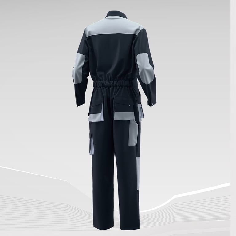 Bosfbaoi Industrial Work Coverall for Men - Heavy Duty Breathable