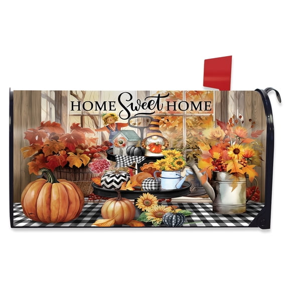 Briarwood Lane Fall Mailbox Cover - Standard Size - Autumn Memories For Fall Mailbox Cover