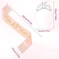 thumbnail image 2 of Unatoiry Rhinestone Crown Headband Stylish And Versatile Party Accessory For Girls Easy To Wear 15 years old, 2 of 6
