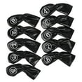 thumbnail image 3 of Juego de Fundas de hierro de golf de 10 piezas Cola Fundas para cabezas de hierros de golf, 3 of 8
