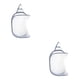 thumbnail image 1 of Cesto de ropa sucia Injueey plegable bolsa almacenamiento malla Gris 2piezas, 1 of 6