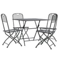 thumbnail image 1 of Juego de comedor para patio Casafoyer de malla metálica expandida 5 piezas, 1 of 5