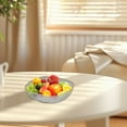 thumbnail image 6 of Btomtd Acrylic PC Fruit Serving Platter Small Snack Trays for Hotels Home Commercial Plastic Serving Tray Applications, White, 6 of 6