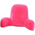 thumbnail image 1 of HUGFEGWE 20x15in Small Reading Pillow, Bed Pillow with Armrest, Back Backrest for Sitting in Bed, Reading & Bed Rest Pillows, Solid Color Back Pillow for Bed, Bed Chair Arm Pillow CJB91-43497, 1 of 5