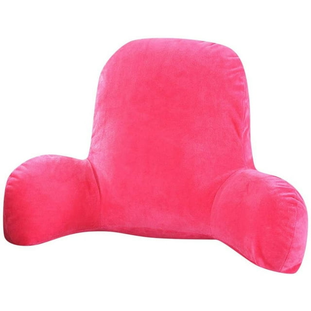 HUGFEGWE 20x15in Small Reading Pillow, Bed Pillow with Armrest, Back Backrest for Sitting in Bed, Reading & Bed Rest Pillows, Solid Color Back Pillow for Bed, Bed Chair Arm Pillow CJB91-43497
