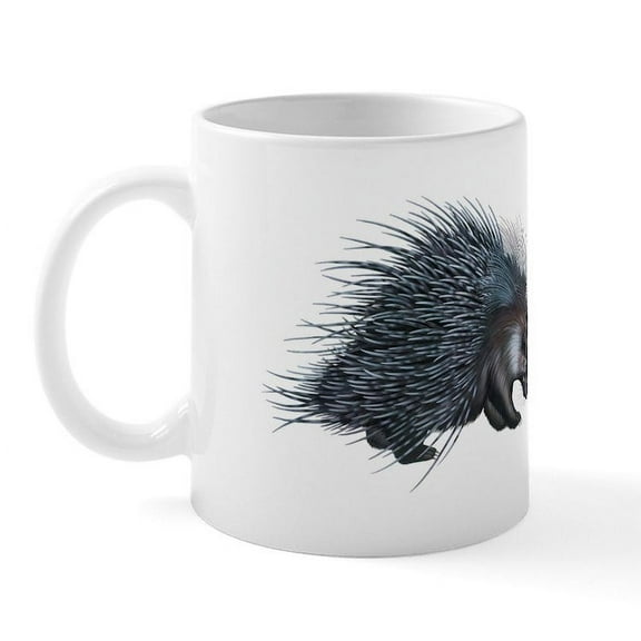 CafePress - Porcupine Mug - 11 oz Ceramic Mug - Novelty Coffee Tea Cup