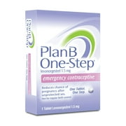 Plan B One-Step Emergency Contraceptive 1 Tablet, 1.5 mg