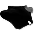 thumbnail image 2 of Krator 17" Tall Black Batwing Windshield Headlight Fairing Compatible with Victory Hammer S 2007-2012, 2 of 6