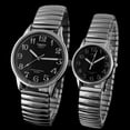 thumbnail image 6 of Hevirgo Men's Women's Couple Lover Elastic Alloy Quartz Analog Wrist Watch Fashion Gift, 6 of 7