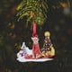 thumbnail image 1 of Decoraciones navideñas Meskcv Colgantes para árboles de Navidad Madera Paquete de 2 estilos, 1 of 3