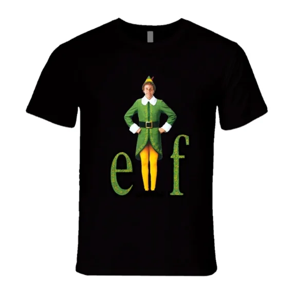 VINTAGE Elf Christmas Classic Ferrell Family Comedy Movie T Shirt