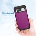 thumbnail image 3 of Dteck for Google Pixel 8 Armor Case, 3 in 1 Heavy Duty Shockproof Hybrid Hard PC Soft Rubber Drop Protection Slim Fit Hybrid Protective Cover Case, purple, 3 of 5
