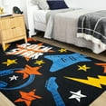 thumbnail image 3 of Mohawk Home Rock Star Printed Indoor Area Rug in Multi, 5'x8', 3 of 9