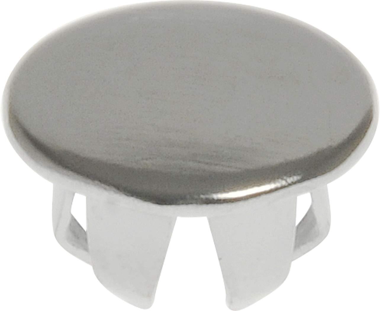 The Hillman Group 943347 Chrome Hole Plugs, 7/16,1/2Inch , 4Pack 7/16