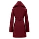 thumbnail image 3 of Puntoco Chaqueta de Mujer Moda Chaqueta de imitación cálida para Mujer Invierno a Cuadros Manga Larga Vendaje Doble Botonadura Abrigos Abrigos Tops Liquidación de Navidad Puntoco Puntoco-3667, 3 of 3
