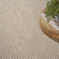 thumbnail image 3 of Nourison Courtyard 8' x 10' Jute Ivory Modern Rug, 3 of 11