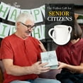 thumbnail image 2 of SoulGenie Two Side Handle - Ceramic Drinking Mug for Senior Citizens - White, 2 of 8