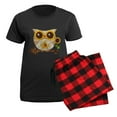 thumbnail image 5 of CafePress - Owls Autumn Song Pajamas - Women's Short Sleeve Print T-Shirt and Pants Dark Cotton Pajama Set, 5 of 7