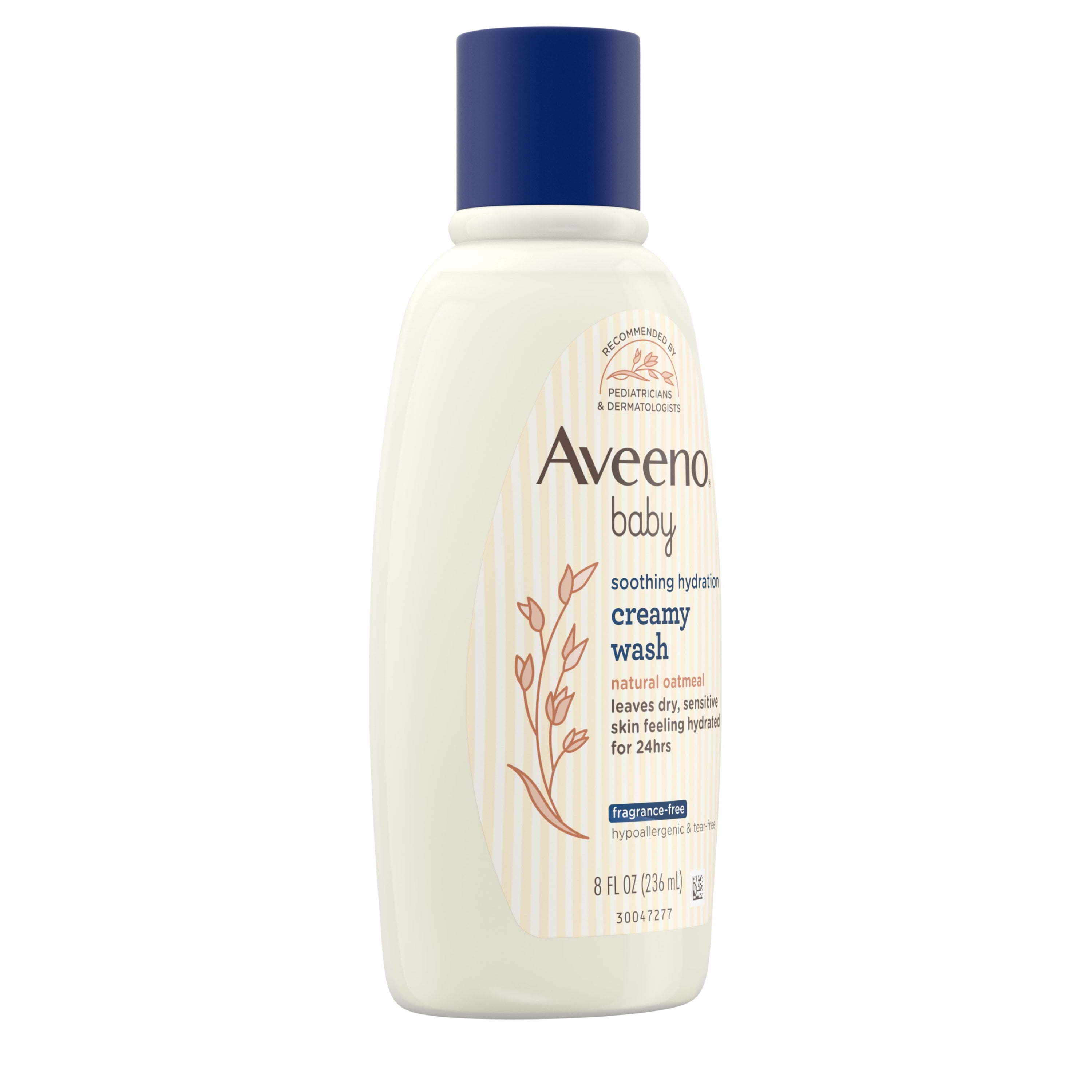 Aveeno Baby Soothing Hydration Creamy Bath Wash Oatmeal 8 Fl Oz Walmart Com Walmart Com