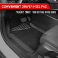 thumbnail image 5 of Motor Trend Alfombrillas Impermeables Para Coche Alfombrillas Universales Para Coche Con Almohadilla Para El Talón Del Conductor Alfombrillas De Cuero Para Coche Para Suv Van Sedan Truck Alfombrillas, 5 of 5
