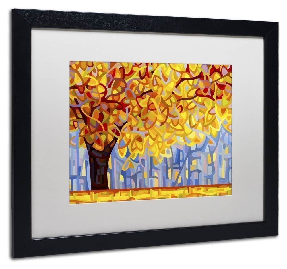 Mandy Budan 'October Gold' Matted Framed Art