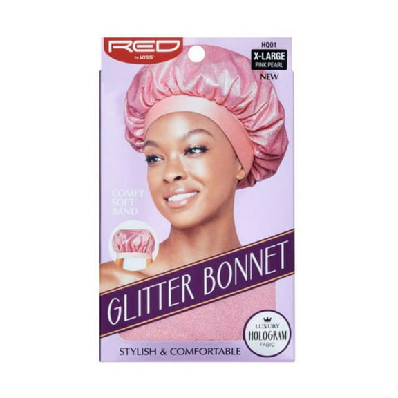 Red by Kiss Glitter Bonnet X-Large - Choose Your Color