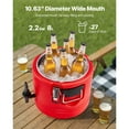 thumbnail image 2 of KFFKFF Insulated Beverage Dispenser, 2.2 Gal/8L Thermal Hot and Cold Drink Server with Spigot, Food-Grade Cooler Jug Featuring 304 Stainless Steel Interior, Ideal for Tea, Coffee, Restaurants, 2 of 9