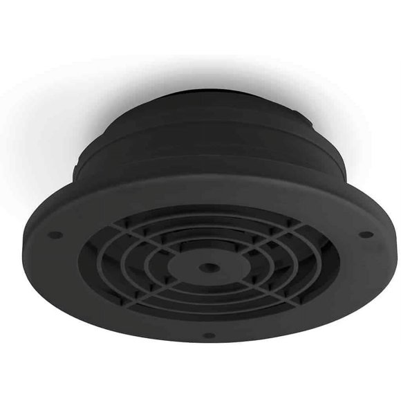 CUITING Black for SEVBLKX 4” 5” 6” Soffit Exhaust Vent for Bathroom and for Kitchen Fan