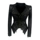 thumbnail image 3 of Chaqueta gótica de cuero PU para mujer, portátil, para ir de compras en moto en la calle M, 3 of 8
