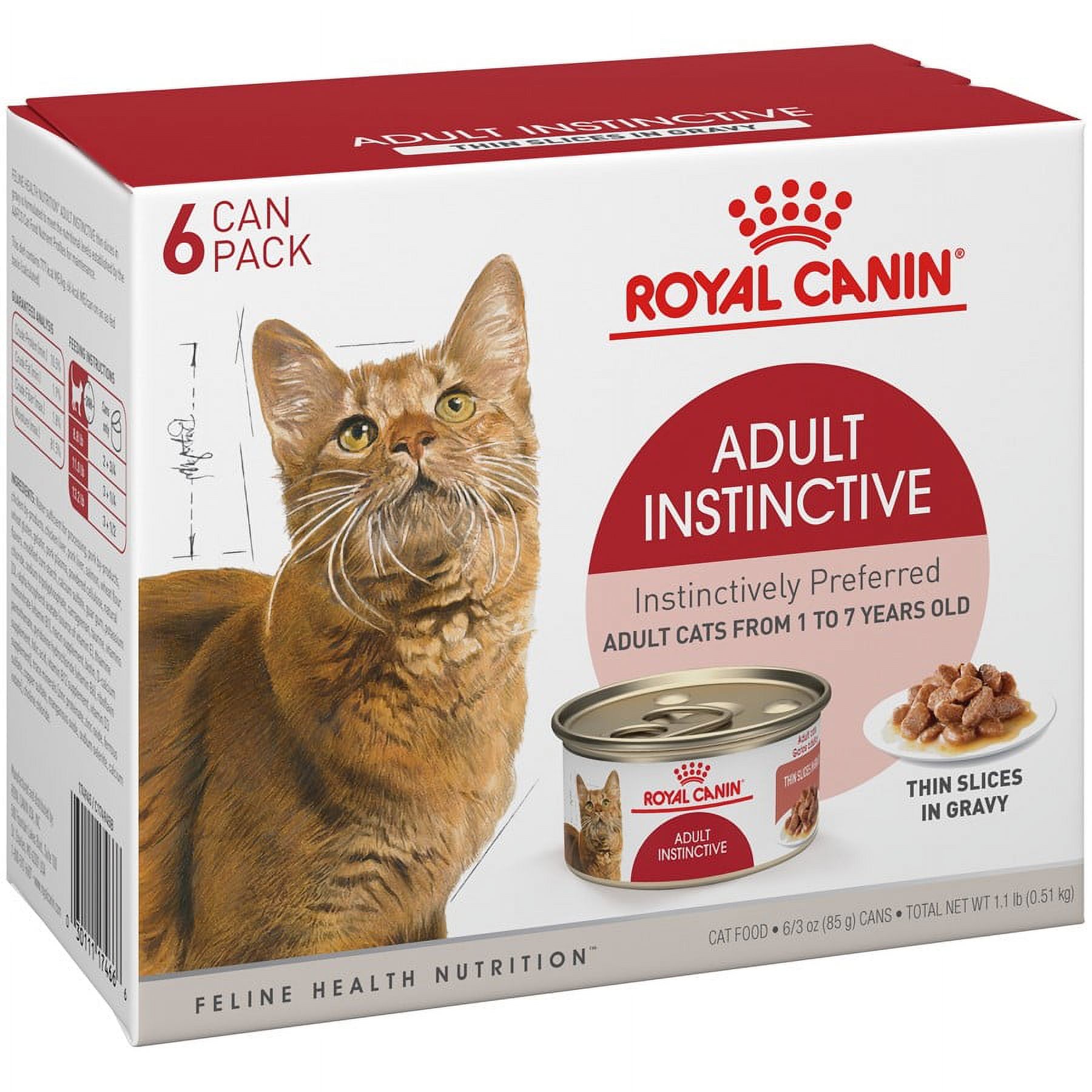 Royal Canin Feline Health Nutrition Adult Instinctive Loaf in Sauce Wet ...