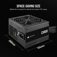 thumbnail image 5 of FUENTE CORSAIR CX650 650W 80 PLUS BRONZE, 5 of 5