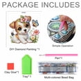 thumbnail image 4 of Diamond Painting Kit, Creative Diamond Art in Special Shapes like Flowers and Puppies, for Home Decor and Gifts 6.69 x 6.69 in, 4 of 7