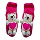 thumbnail image 1 of Calcetines de animales, calcetines de vestir, antideslizantes, regalos de Navidad, calcetines divertidos para el dormitorio. Oso Rosa Rojo, 1 of 6