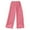 Pink, variant on ZHUASHUM Girl'S Pants Relax Fit Trousers Straight Leg Solid Color Sweartpants Casual Pants Daily Wear Pink 7-8 Years