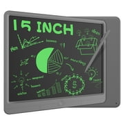 Large LCD Writing Tablet 15in TUGAU Doodle Board with Stylus Unisex Drawing Tablet for Kids Adults