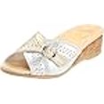 thumbnail image 3 of Worishofer Sandales à Boucle pour Femmes 251, Argent/or, 37 EU (US Femmes 7 m), 3 of 4