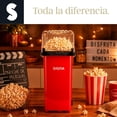 thumbnail image 2 of Palomera Electrica Máquina De Palomitas De Maiz Eléctrica Palomitero Estilo Compacto Funciona Con Aire Caliente Ideal para Fiestas y Cine en Casa (Cilindro), 2 of 7