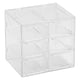 thumbnail image 3 of Contenedor de almacenamiento transparente, caja de almacenamiento de rejilla, caja de almacenamiento dividida a prueba de polvo, caja organizadora transparente, verdadera excelencia, 3 of 12