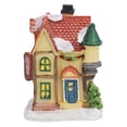 thumbnail image 1 of Casas de pueblo navideñas BuyWeek Casa de resina navideña LED Escena navideña Diseño de vanguardia, 1 of 12