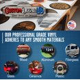 thumbnail image 4 of Calcomanía de vinilo con letras personalizadas CustomDecal US, 4 of 9