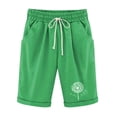 thumbnail image 1 of Mujeres Pantalones Cortos Casual, Cintura Elástica Día de la Independencia de la Impresión Pantalones Cortos con Cordón con Bolsillos para Verano Primavera de Uso Diario, Pantalones Cortos de Verano P, 1 of 4
