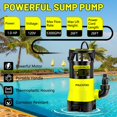 thumbnail image 2 of Bomba de agua PHLEX PRO 1 HP 5300 GPH con flotador automático, 2 of 9