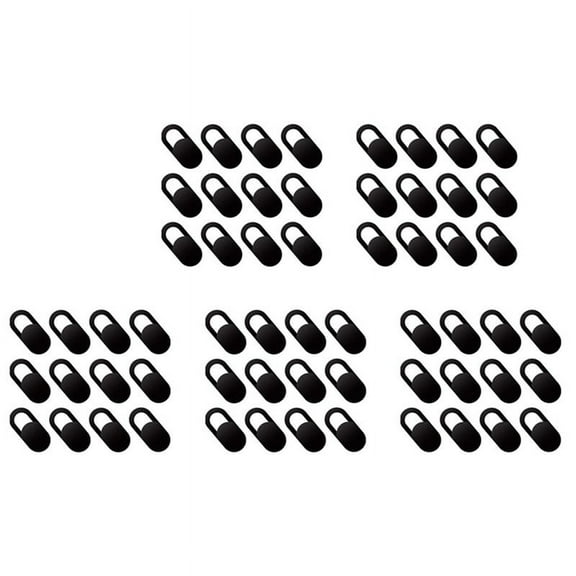 Laptop Slide 60 Pack, Ultra Thin Laptop Camera Cover Slide for , , Computer, Laptop, , PC,60 x Webcam Cover,Black