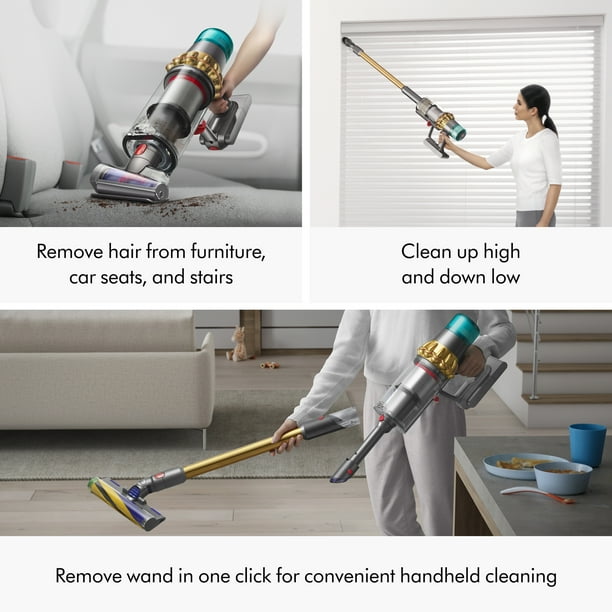 Dyson V15 Detect Gold - HEPA vacuums for home goods stores
