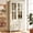Rustic White, variant on Homieasy 63'' Tall Kitchen Pantry Storage Cabinet, Farmhouse Food Cupboard with Adjustable Shelves for Dining, Kitchen, Yellow Oak